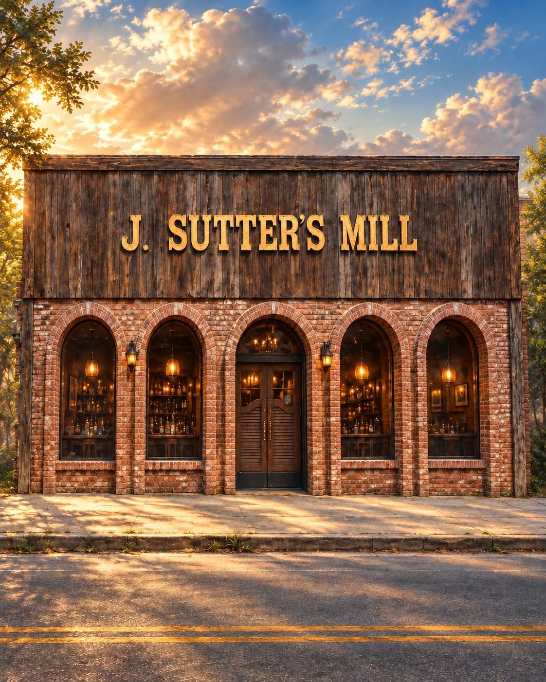 Exterior of J. Sutter's Mill